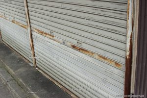 シャッターの錆び