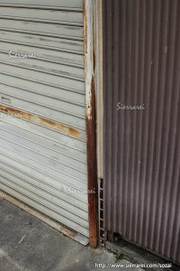 シャッターの錆び