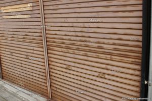 錆びたシャッター