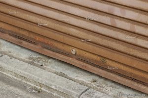 錆びたシャッター