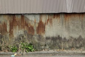 コンクリートの汚れ