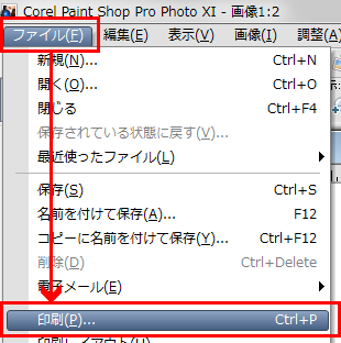 Paint Shop Pro Photo（ペイントショッププロ）－Paint Shop Pro Photo（ペイントショッププロ）－はがきを印刷する方法2