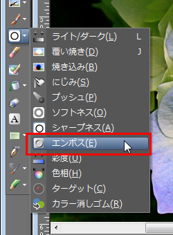 Paint Shop Pro Photo（ペイントショッププロ）－エンボス1