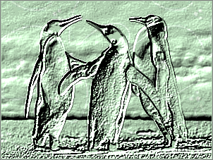 Paint Shop Pro Photo（ペイントショッププロ）－「効果」→「テクスチャ効果」→「彫刻」