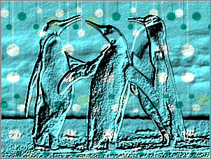 Paint Shop Pro Photo（ペイントショッププロ）－「効果」→「テクスチャ効果」→「彫刻」