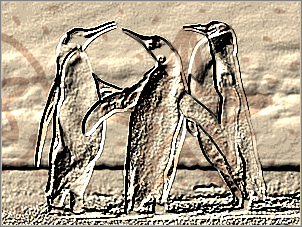 Paint Shop Pro Photo（ペイントショッププロ）－「効果」→「テクスチャ効果」→「彫刻」