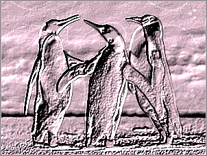 Paint Shop Pro Photo（ペイントショッププロ）－「効果」→「テクスチャ効果」→「彫刻」