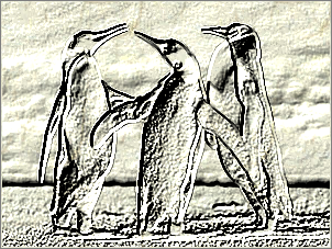 Paint Shop Pro Photo（ペイントショッププロ）－「効果」→「テクスチャ効果」→「彫刻」