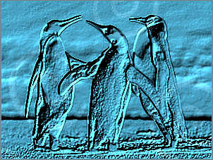 Paint Shop Pro Photo（ペイントショッププロ）－「効果」→「テクスチャ効果」→「彫刻」