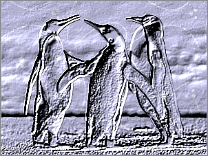 Paint Shop Pro Photo（ペイントショッププロ）－「効果」→「テクスチャ効果」→「彫刻」