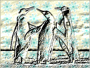 Paint Shop Pro Photo（ペイントショッププロ）－「効果」→「テクスチャ効果」→「彫刻」