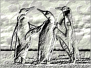 Paint Shop Pro Photo（ペイントショッププロ）－「効果」→「テクスチャ効果」→「彫刻」