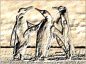 Paint Shop Pro Photo（ペイントショッププロ）－「効果」→「テクスチャ効果」→「彫刻」