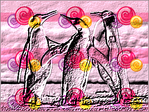 Paint Shop Pro Photo（ペイントショッププロ）－「効果」→「テクスチャ効果」→「彫刻」