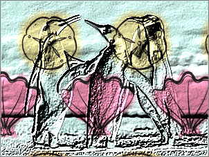 Paint Shop Pro Photo（ペイントショッププロ）－「効果」→「テクスチャ効果」→「彫刻」