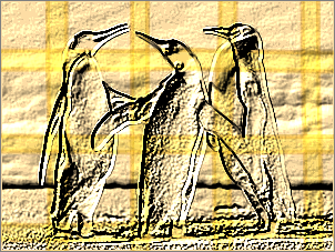 Paint Shop Pro Photo（ペイントショッププロ）－「効果」→「テクスチャ効果」→「彫刻」