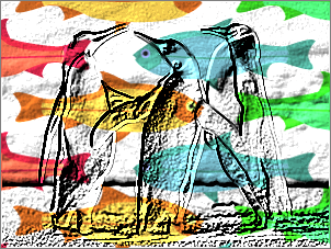 Paint Shop Pro Photo（ペイントショッププロ）－「効果」→「テクスチャ効果」→「彫刻」