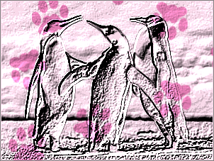 Paint Shop Pro Photo（ペイントショッププロ）－「効果」→「テクスチャ効果」→「彫刻」