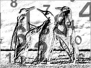 Paint Shop Pro Photo（ペイントショッププロ）－「効果」→「テクスチャ効果」→「彫刻」