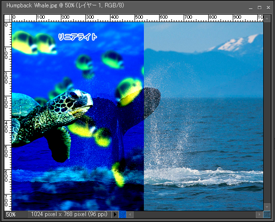 Adobe Photoshop Elements7 操作マニュアル（使い方）アドビ　フォトショップ　エレメンツ７-レイヤーパレットの描画モードを変更すると17